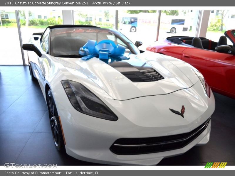 Arctic White / Jet Black 2015 Chevrolet Corvette Stingray Convertible Z51