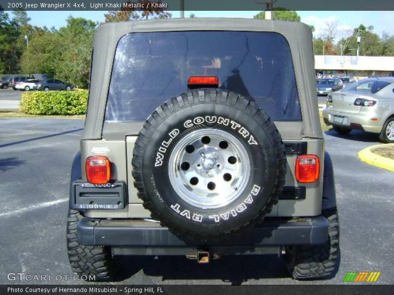 Light Khaki Metallic / Khaki 2005 Jeep Wrangler X 4x4