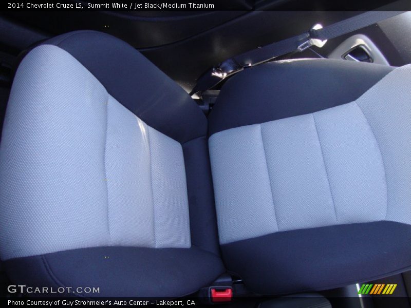 Summit White / Jet Black/Medium Titanium 2014 Chevrolet Cruze LS