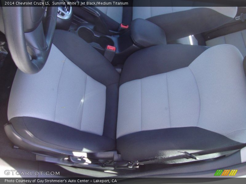 Summit White / Jet Black/Medium Titanium 2014 Chevrolet Cruze LS