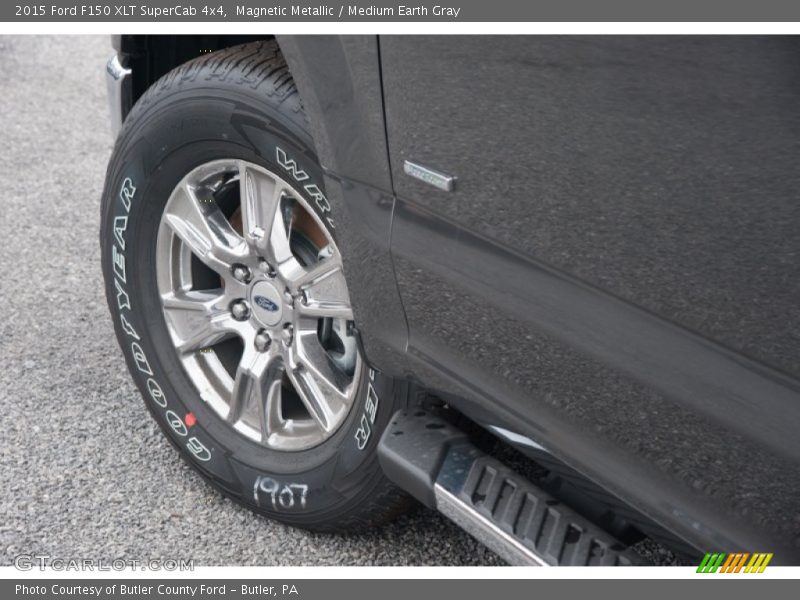 Magnetic Metallic / Medium Earth Gray 2015 Ford F150 XLT SuperCab 4x4