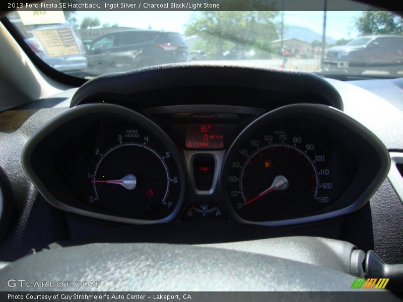 Ingot Silver / Charcoal Black/Light Stone 2013 Ford Fiesta SE Hatchback