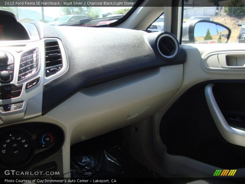Ingot Silver / Charcoal Black/Light Stone 2013 Ford Fiesta SE Hatchback
