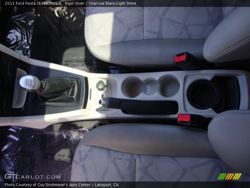 Ingot Silver / Charcoal Black/Light Stone 2013 Ford Fiesta SE Hatchback