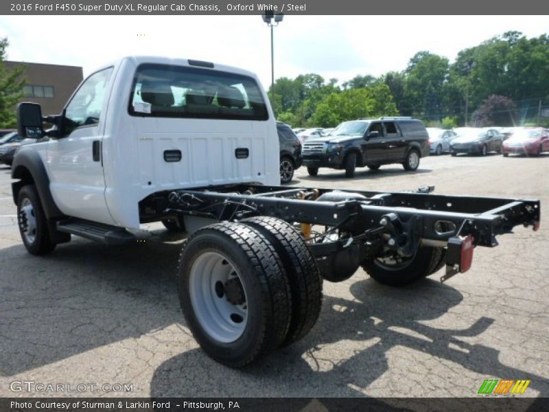 Oxford White / Steel 2016 Ford F450 Super Duty XL Regular Cab Chassis