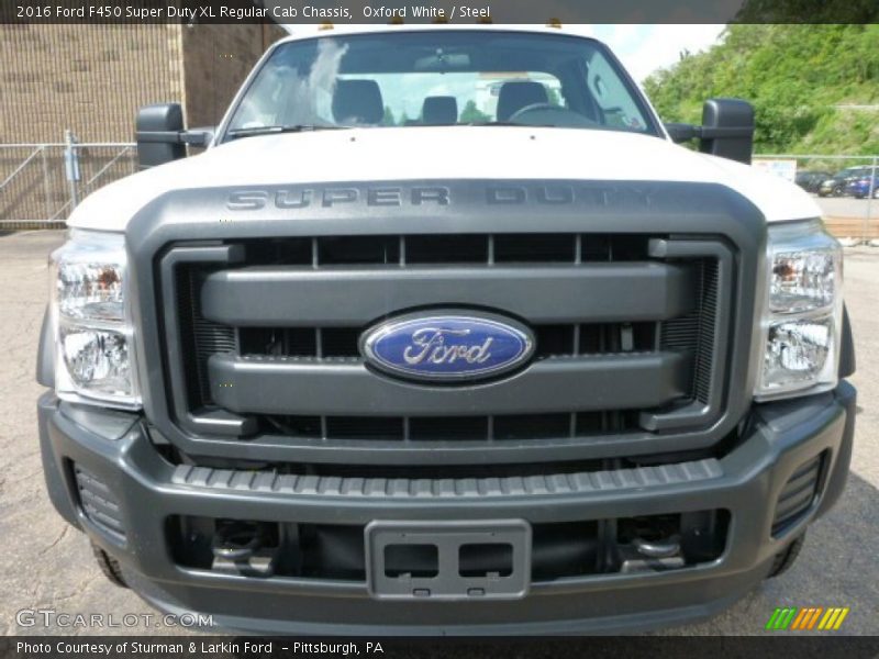 Oxford White / Steel 2016 Ford F450 Super Duty XL Regular Cab Chassis