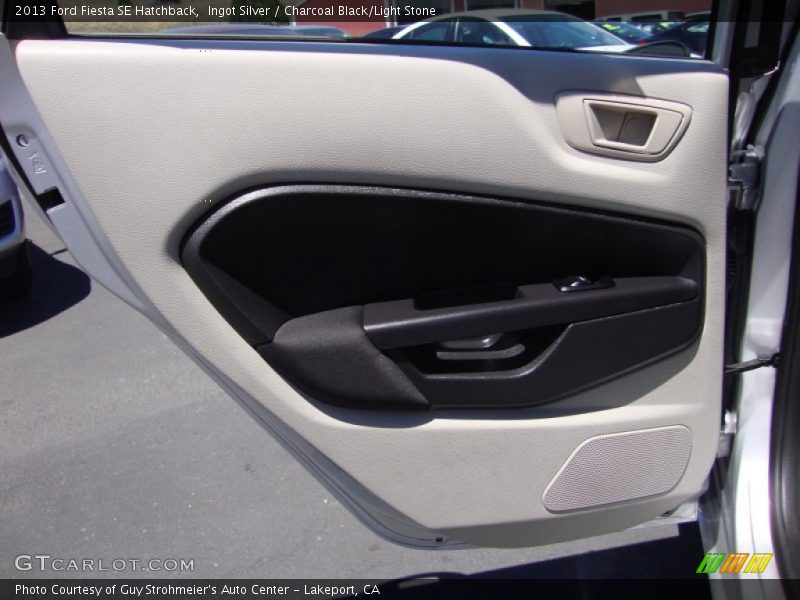 Ingot Silver / Charcoal Black/Light Stone 2013 Ford Fiesta SE Hatchback