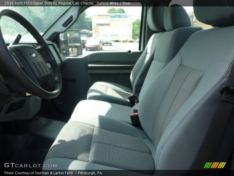  2016 F450 Super Duty XL Regular Cab Chassis Steel Interior