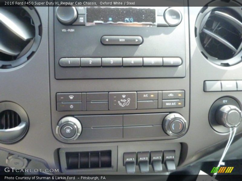 Controls of 2016 F450 Super Duty XL Regular Cab Chassis