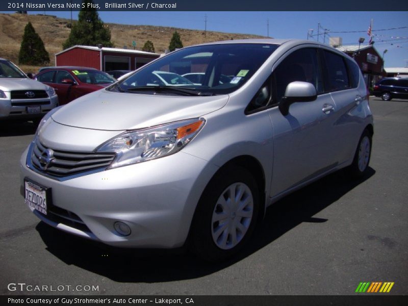 Brilliant Silver / Charcoal 2014 Nissan Versa Note S Plus