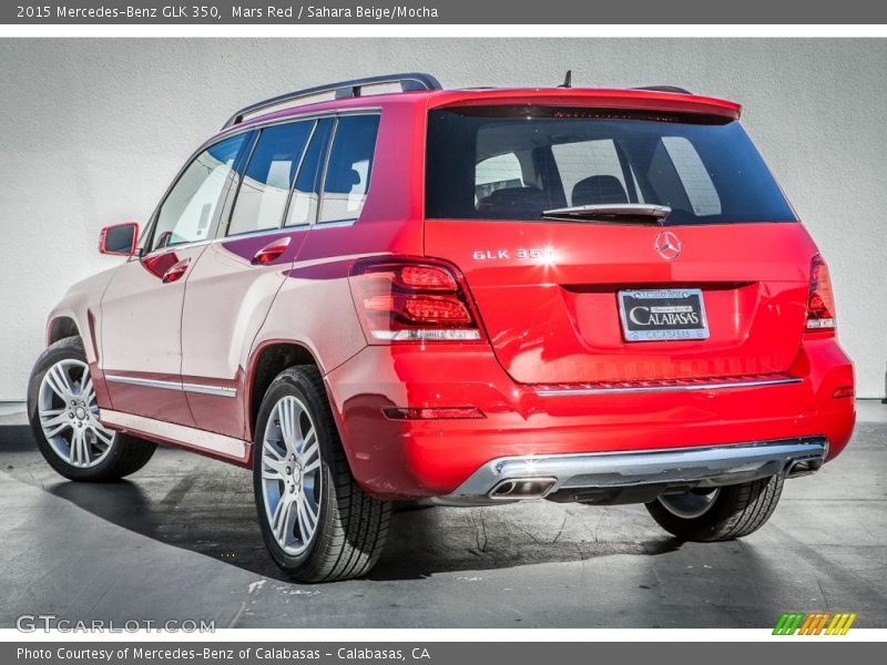 Mars Red / Sahara Beige/Mocha 2015 Mercedes-Benz GLK 350
