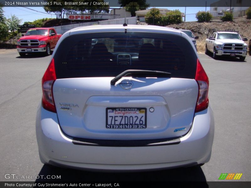 Brilliant Silver / Charcoal 2014 Nissan Versa Note S Plus