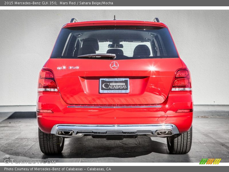 Mars Red / Sahara Beige/Mocha 2015 Mercedes-Benz GLK 350