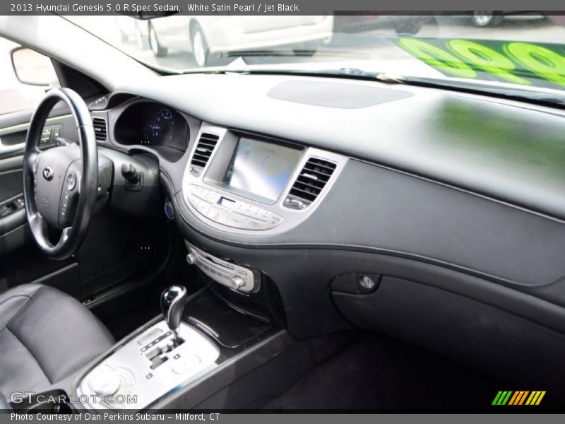 White Satin Pearl / Jet Black 2013 Hyundai Genesis 5.0 R Spec Sedan
