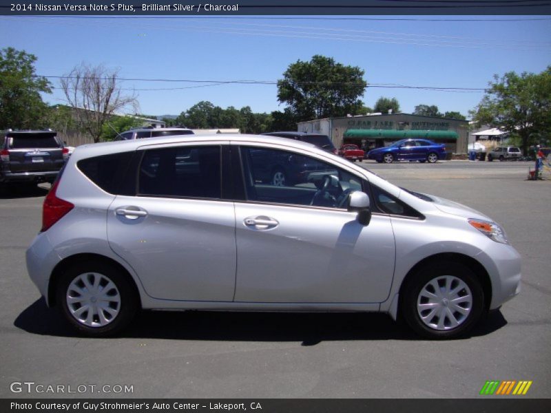 Brilliant Silver / Charcoal 2014 Nissan Versa Note S Plus