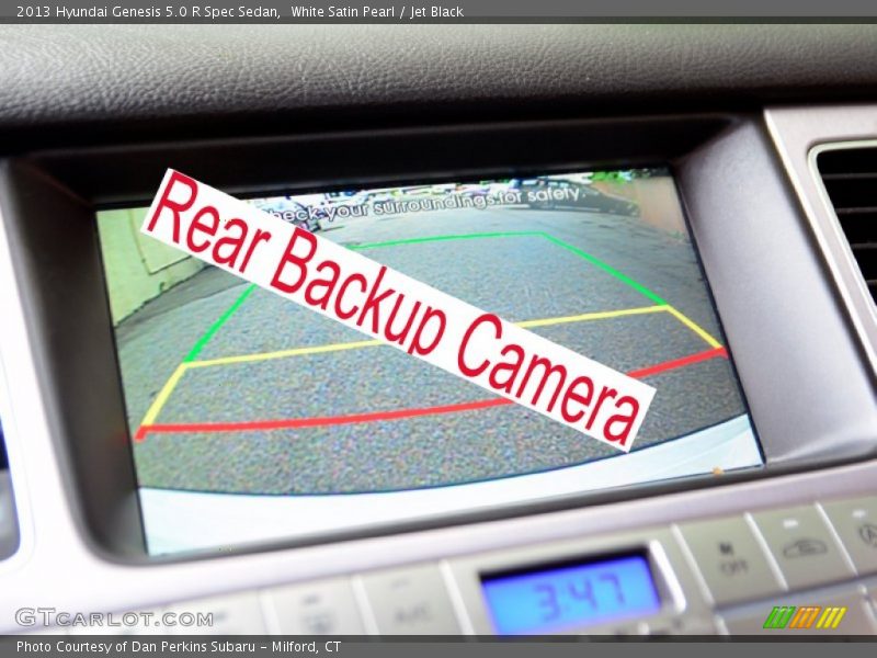White Satin Pearl / Jet Black 2013 Hyundai Genesis 5.0 R Spec Sedan