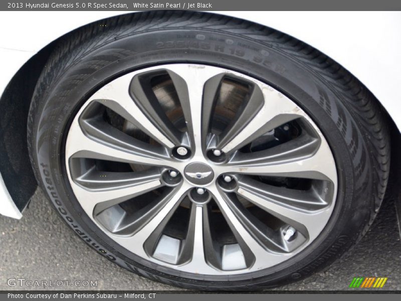 White Satin Pearl / Jet Black 2013 Hyundai Genesis 5.0 R Spec Sedan