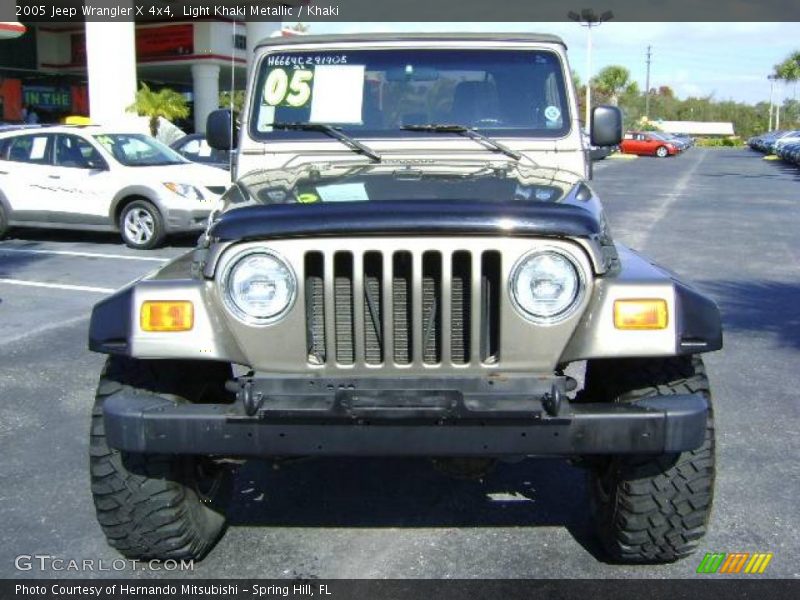 Light Khaki Metallic / Khaki 2005 Jeep Wrangler X 4x4