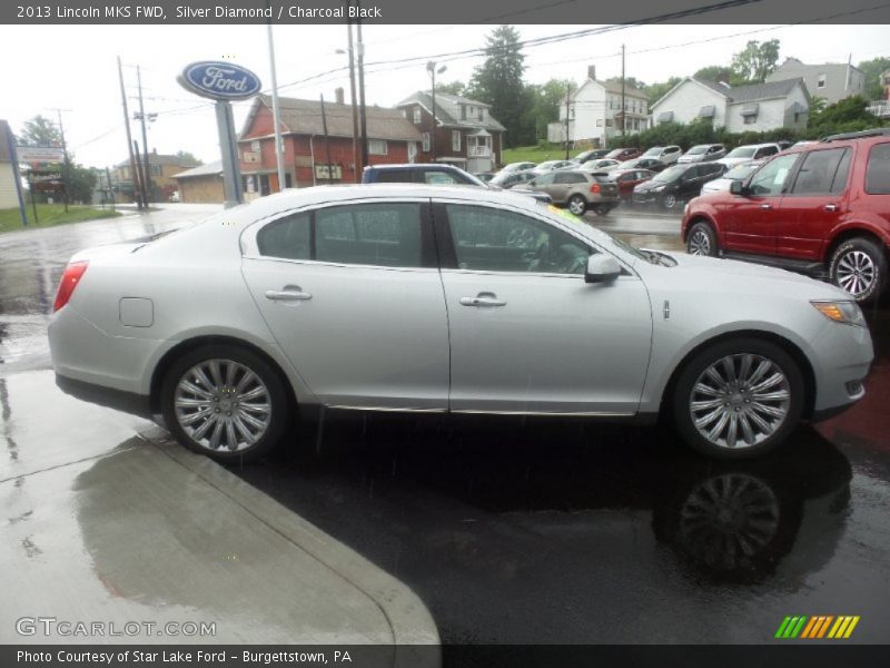 Silver Diamond / Charcoal Black 2013 Lincoln MKS FWD