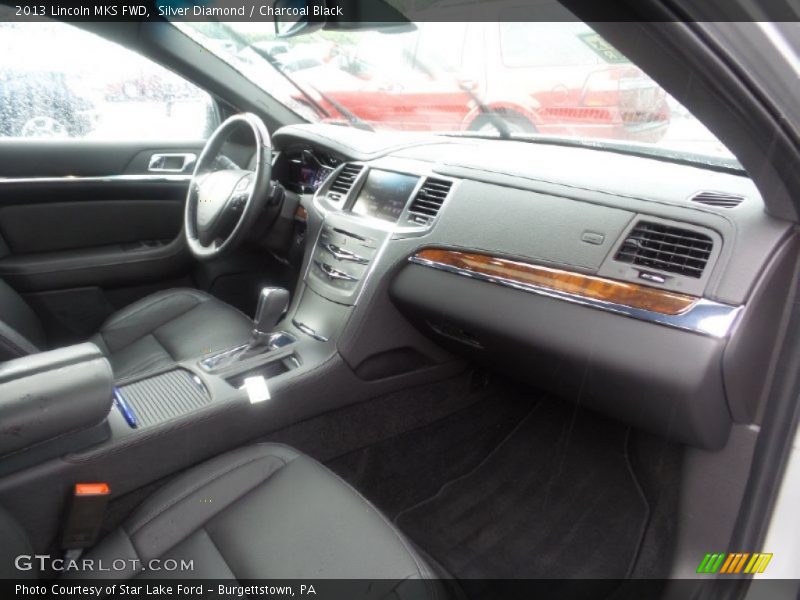 Silver Diamond / Charcoal Black 2013 Lincoln MKS FWD