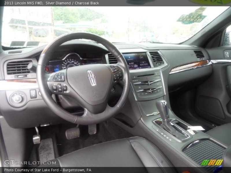 Silver Diamond / Charcoal Black 2013 Lincoln MKS FWD