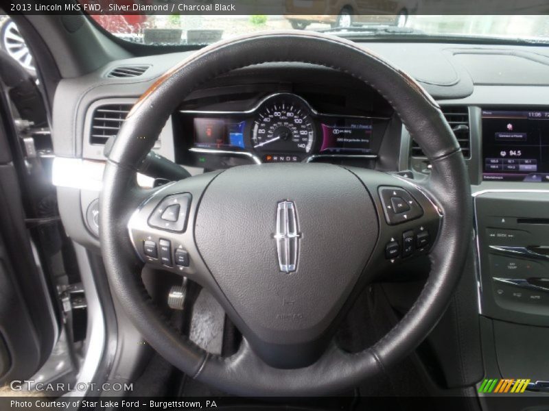 Silver Diamond / Charcoal Black 2013 Lincoln MKS FWD