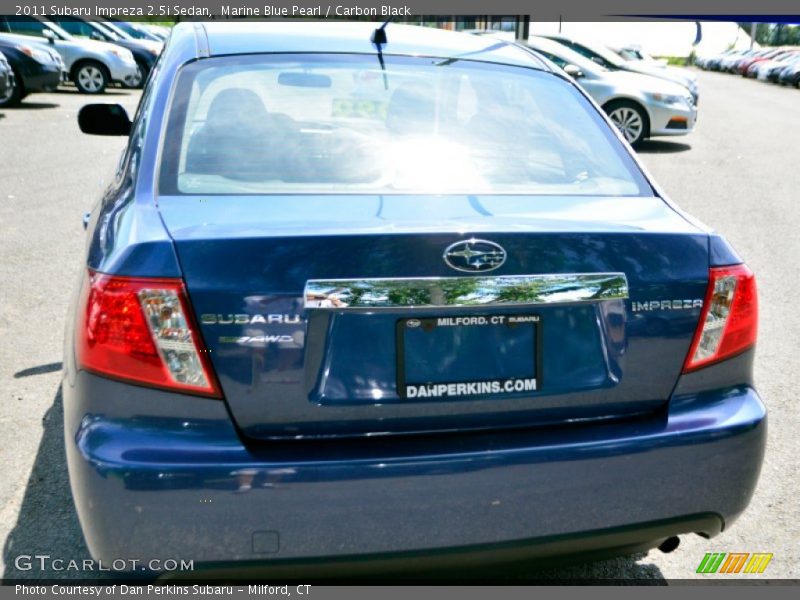 Marine Blue Pearl / Carbon Black 2011 Subaru Impreza 2.5i Sedan