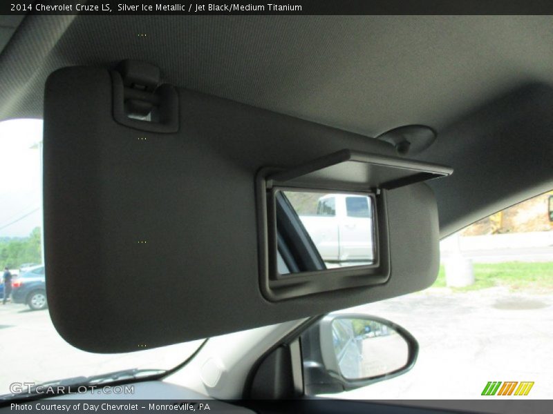 Silver Ice Metallic / Jet Black/Medium Titanium 2014 Chevrolet Cruze LS