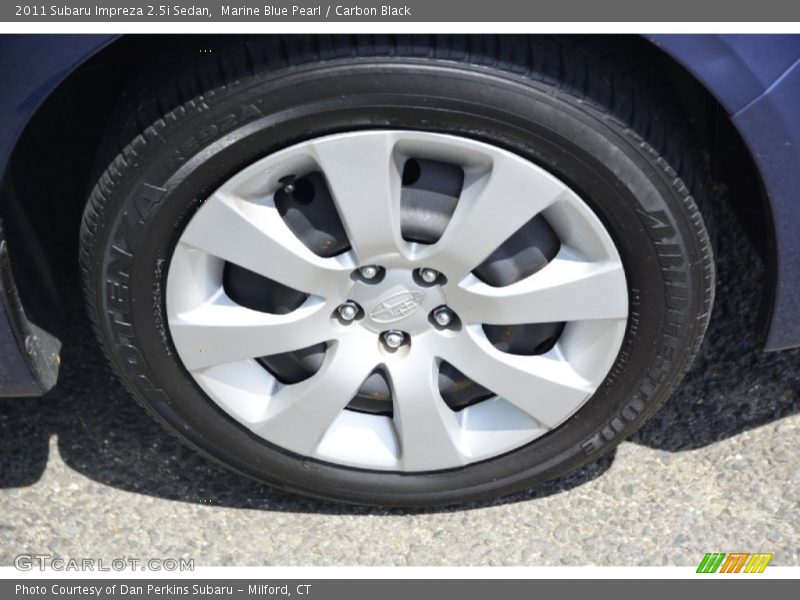 Marine Blue Pearl / Carbon Black 2011 Subaru Impreza 2.5i Sedan