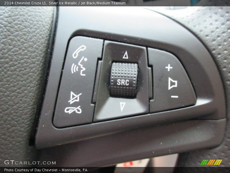 Silver Ice Metallic / Jet Black/Medium Titanium 2014 Chevrolet Cruze LS