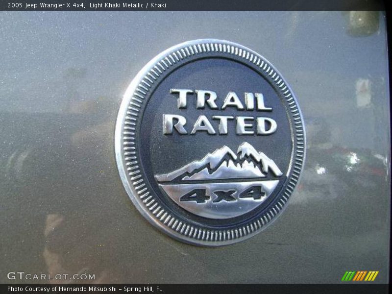 Light Khaki Metallic / Khaki 2005 Jeep Wrangler X 4x4