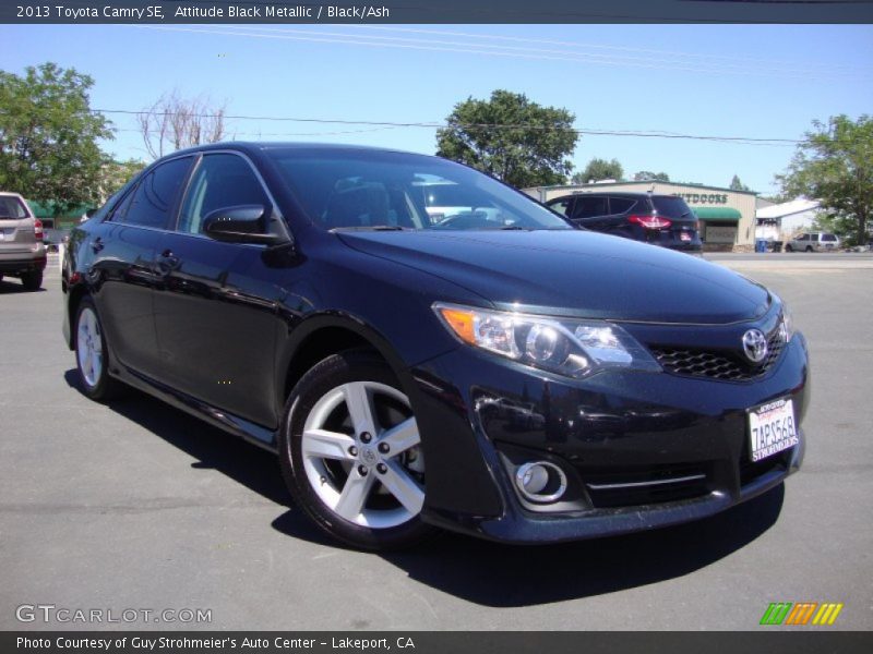 Attitude Black Metallic / Black/Ash 2013 Toyota Camry SE