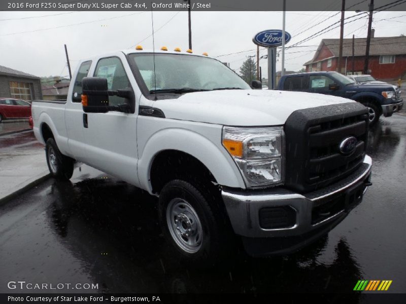 Oxford White / Steel 2016 Ford F250 Super Duty XL Super Cab 4x4