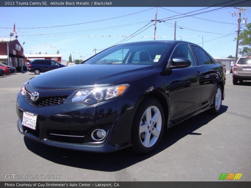 Attitude Black Metallic / Black/Ash 2013 Toyota Camry SE