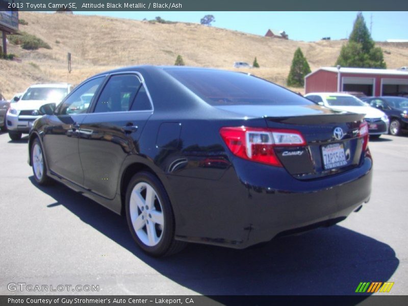 Attitude Black Metallic / Black/Ash 2013 Toyota Camry SE