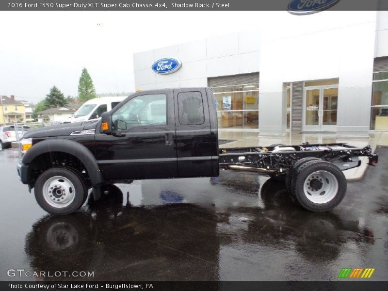  2016 F550 Super Duty XLT Super Cab Chassis 4x4 Shadow Black