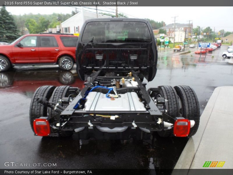Shadow Black / Steel 2016 Ford F550 Super Duty XLT Super Cab Chassis 4x4