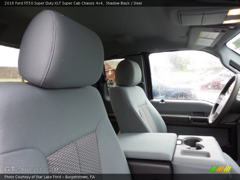 Shadow Black / Steel 2016 Ford F550 Super Duty XLT Super Cab Chassis 4x4