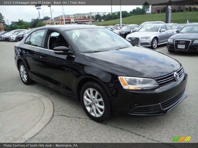 Black Uni / Titan Black 2013 Volkswagen Jetta SE Sedan