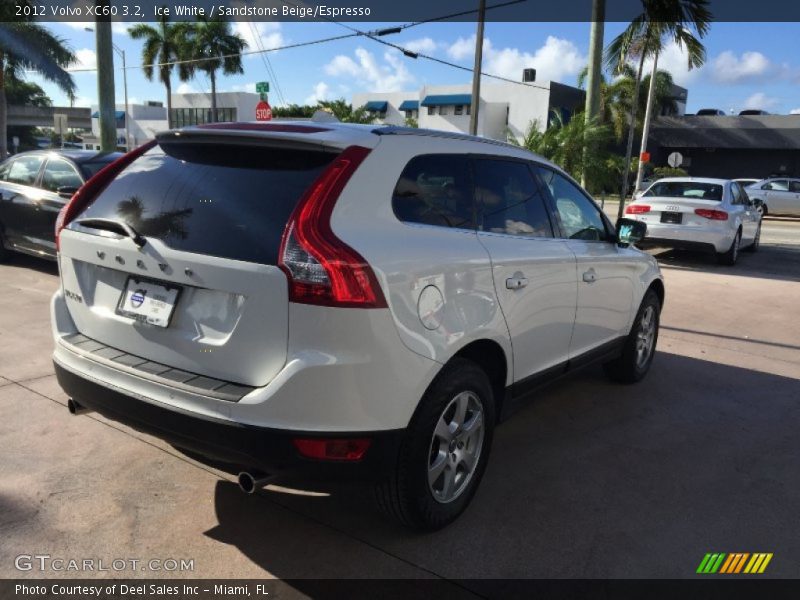 Ice White / Sandstone Beige/Espresso 2012 Volvo XC60 3.2