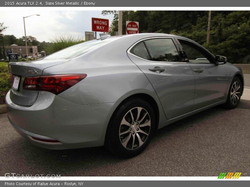 Slate Silver Metallic / Ebony 2015 Acura TLX 2.4