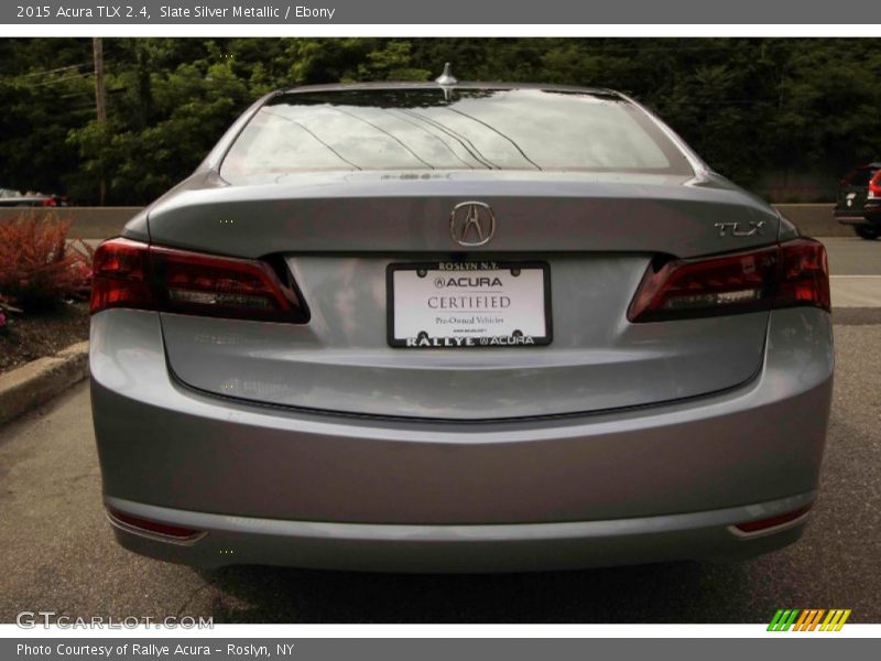 Slate Silver Metallic / Ebony 2015 Acura TLX 2.4