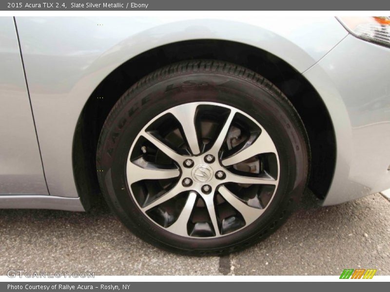 Slate Silver Metallic / Ebony 2015 Acura TLX 2.4