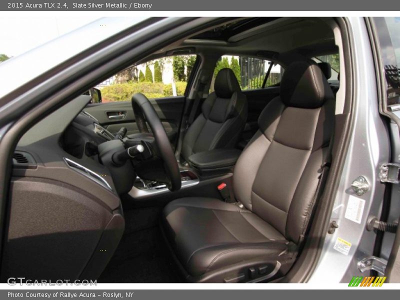 Slate Silver Metallic / Ebony 2015 Acura TLX 2.4