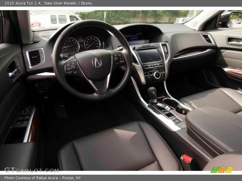 Slate Silver Metallic / Ebony 2015 Acura TLX 2.4