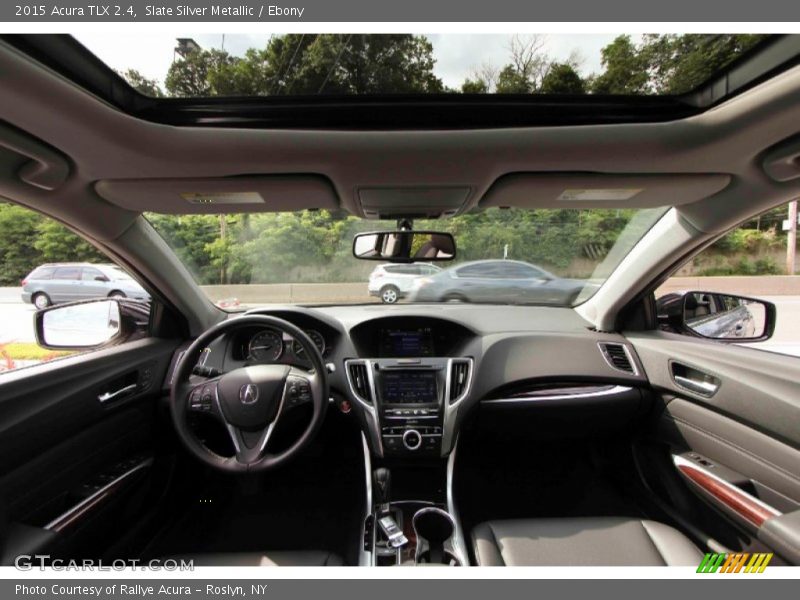 Slate Silver Metallic / Ebony 2015 Acura TLX 2.4