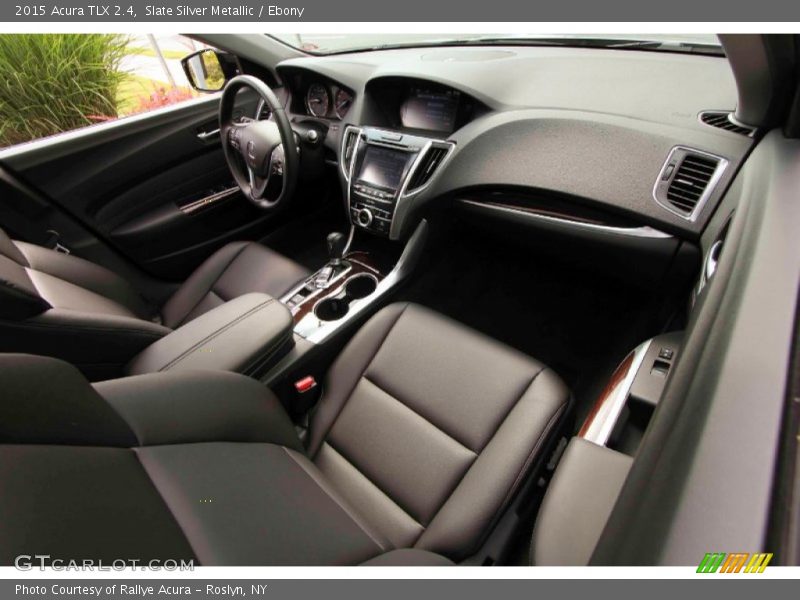Slate Silver Metallic / Ebony 2015 Acura TLX 2.4