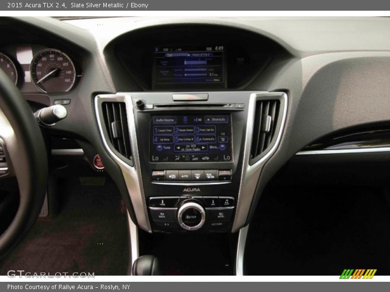 Slate Silver Metallic / Ebony 2015 Acura TLX 2.4