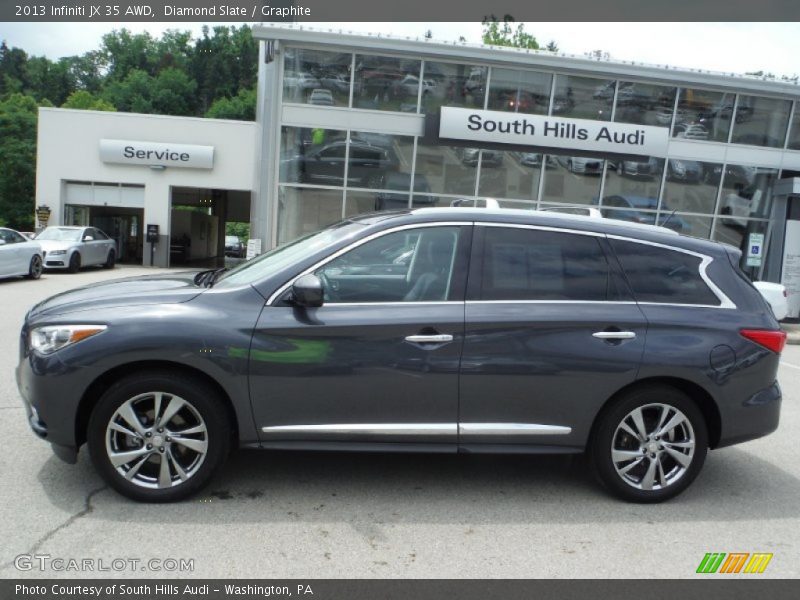 Diamond Slate / Graphite 2013 Infiniti JX 35 AWD