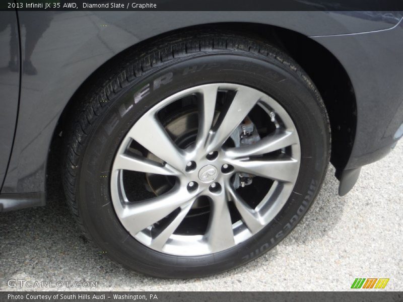 Diamond Slate / Graphite 2013 Infiniti JX 35 AWD